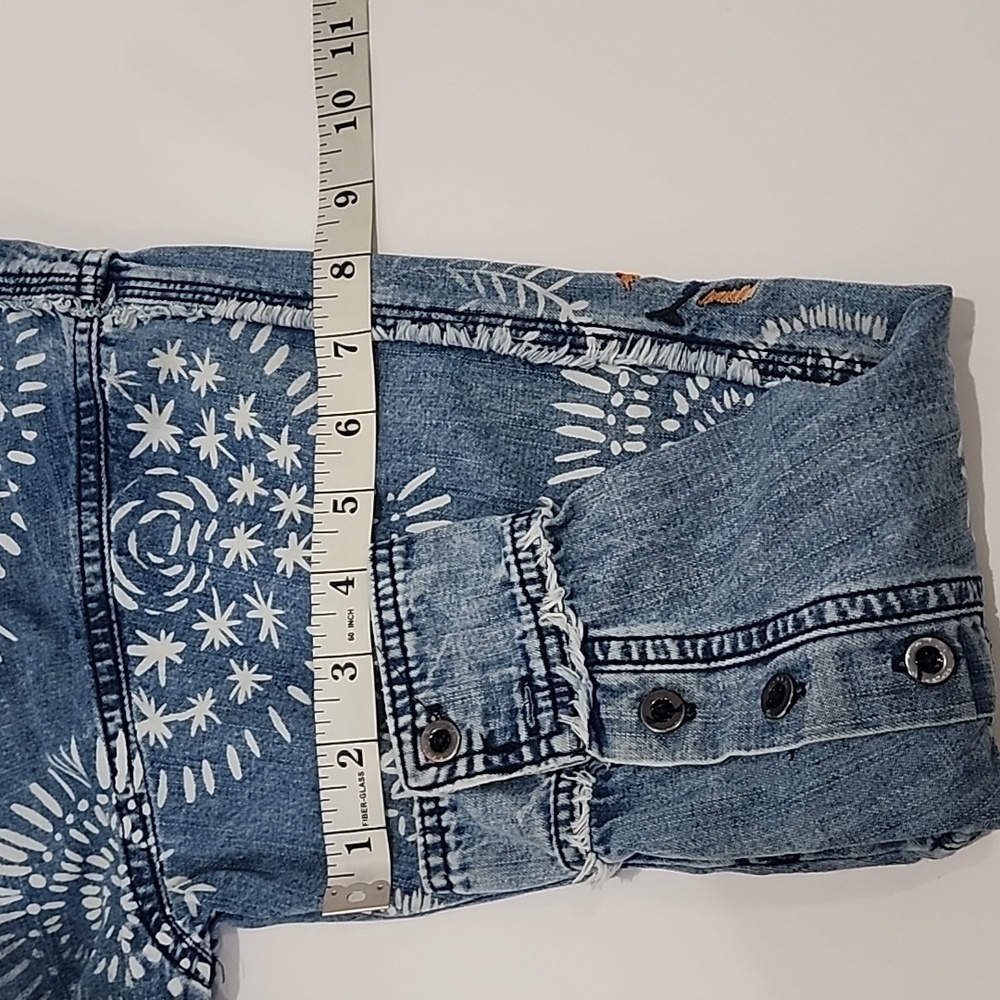 Free People Marrakesh Embroidered Denim Top - Picture 16 of 16